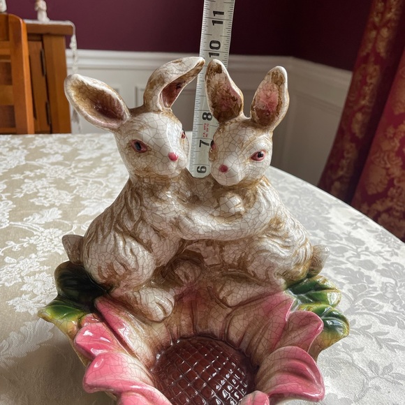 1960s Ceramic Rabbit Statue - Picture 6 of 14